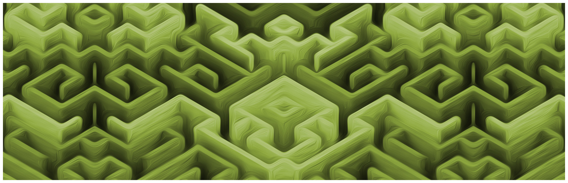 Maze Art: Green