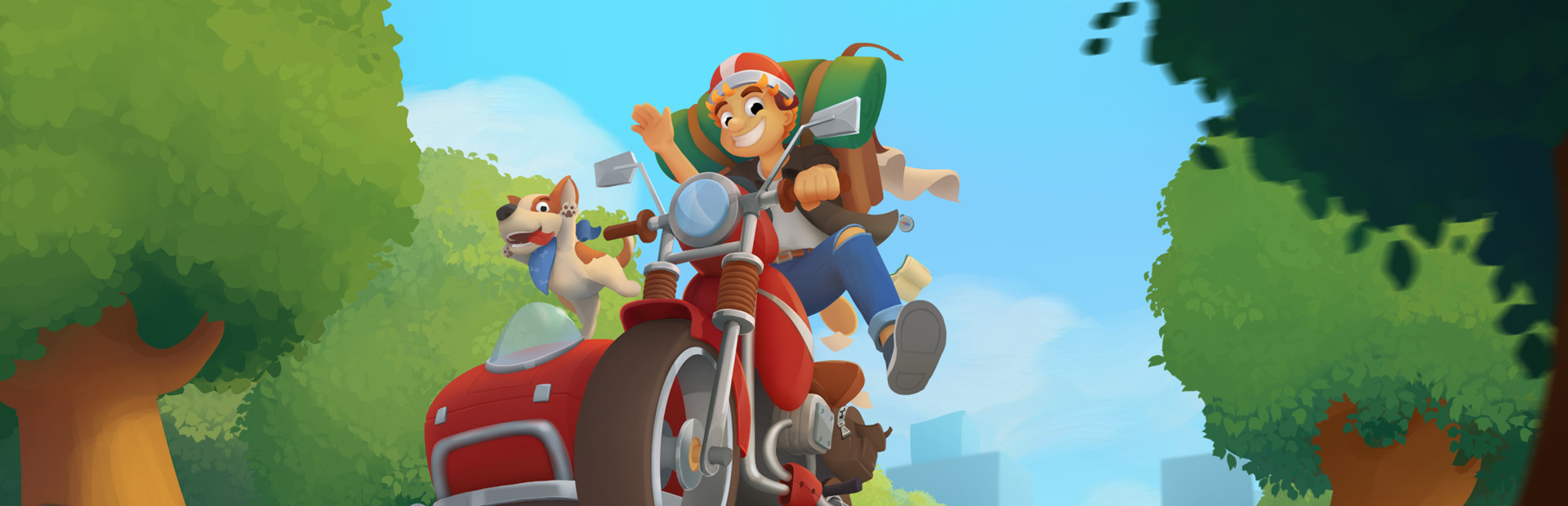 Adventure Mosaics. Moto-Trip