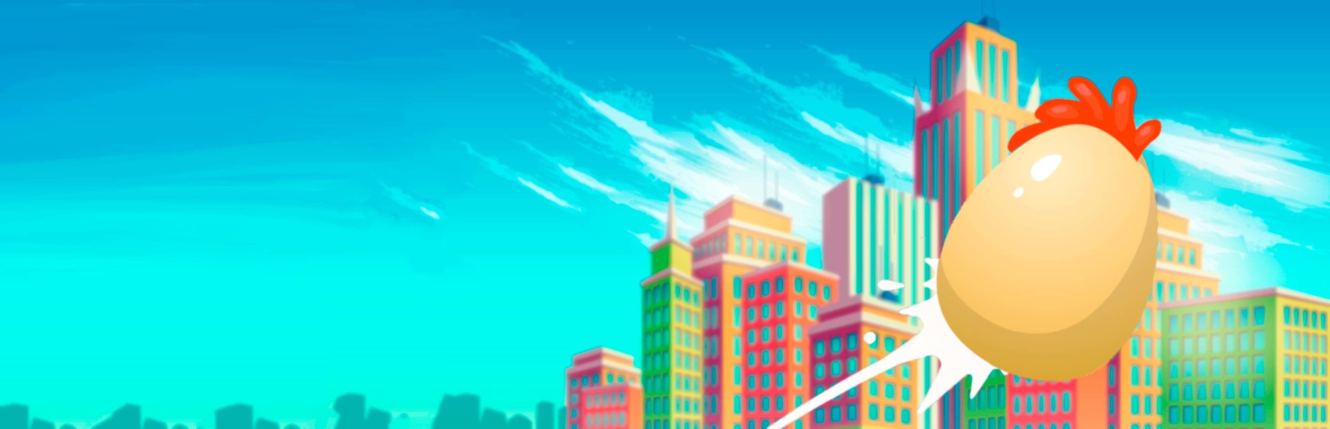 Egg Over It: Fall Flat From the Top