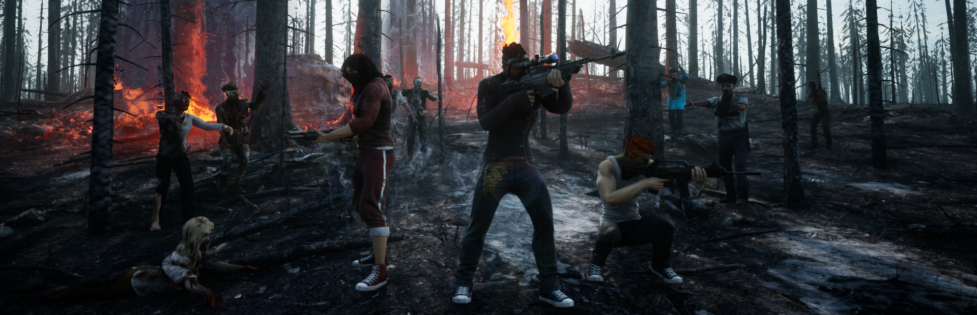 Famished zombies:  Decisive extermination