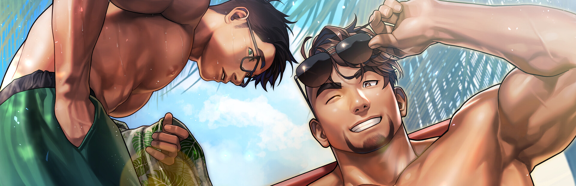 Gachi-Natsu/ガチムチでドスケベな家庭教師のお兄さんと過ごす夏