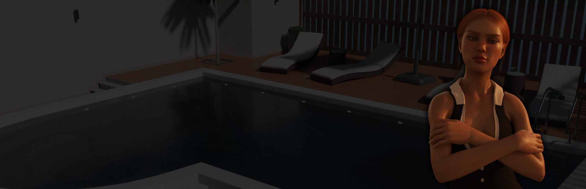 Futanari Sex - Pool Party