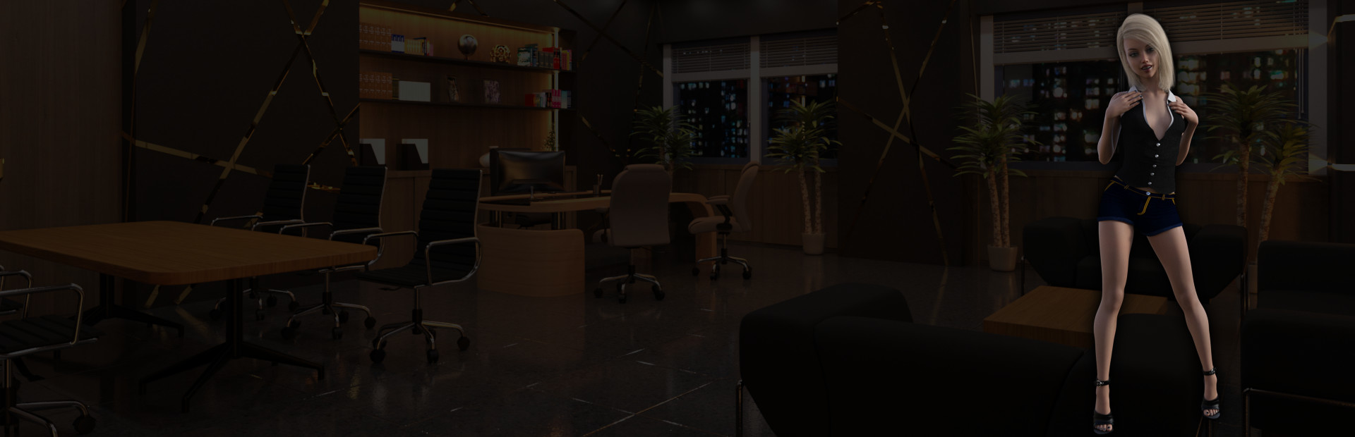 Futanari Sex - Office Whores