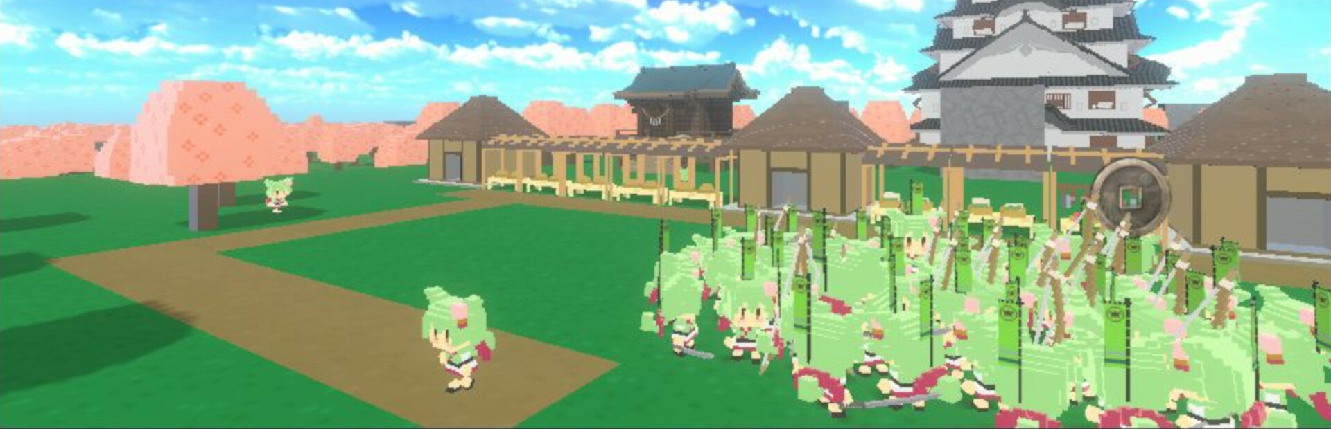 Japanese Castle Defense : Zundamon Castle