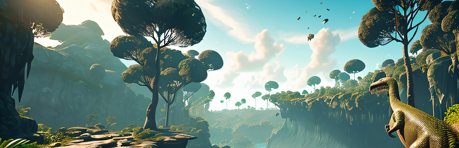 VR Dinosaur Island Paradise