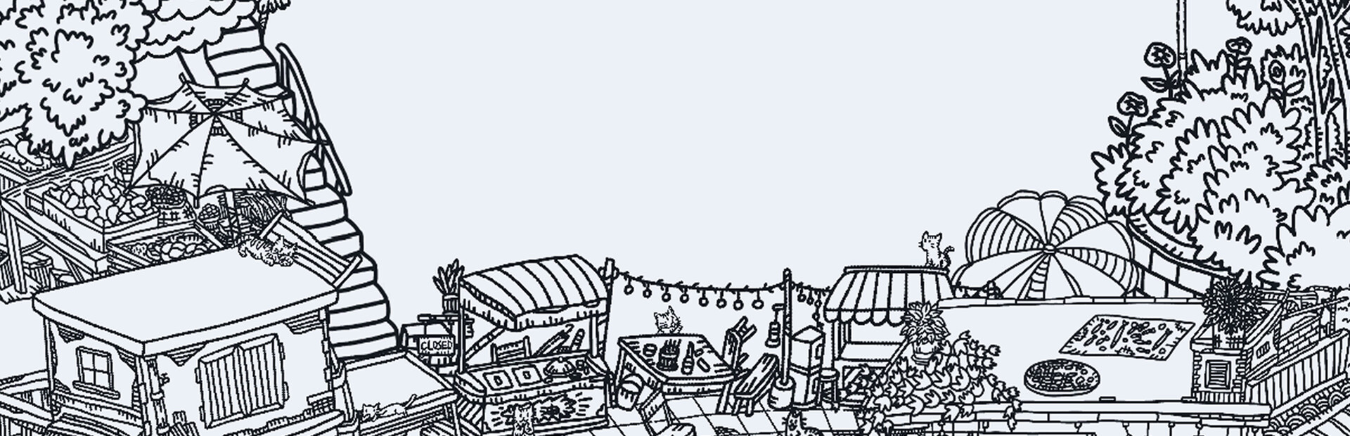 Hidden Cats In Street Market