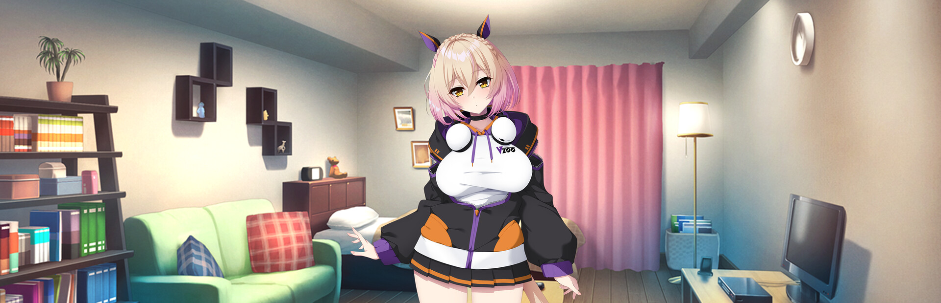 从画面中出来的我推Vtuber的同居生活 ～兽耳游戏主播是消极者？～