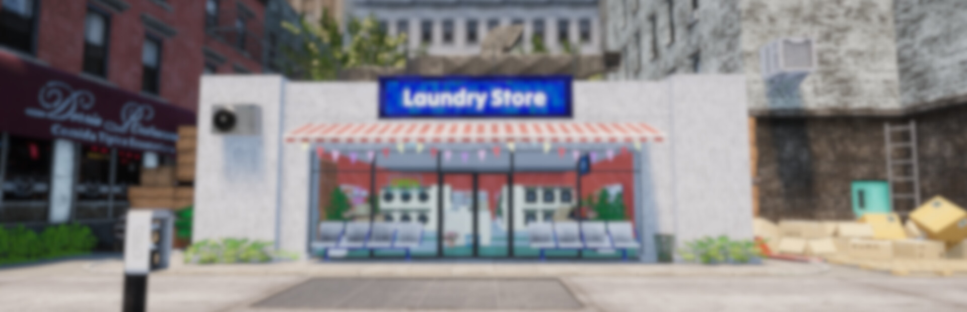 Laundry & Supermarket Simulator