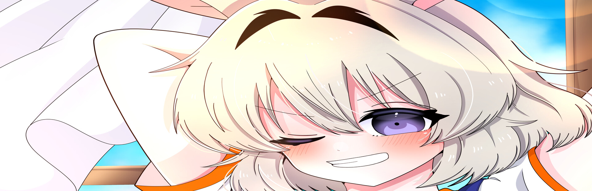 The rabbit and Tamaki are Taking a break!2