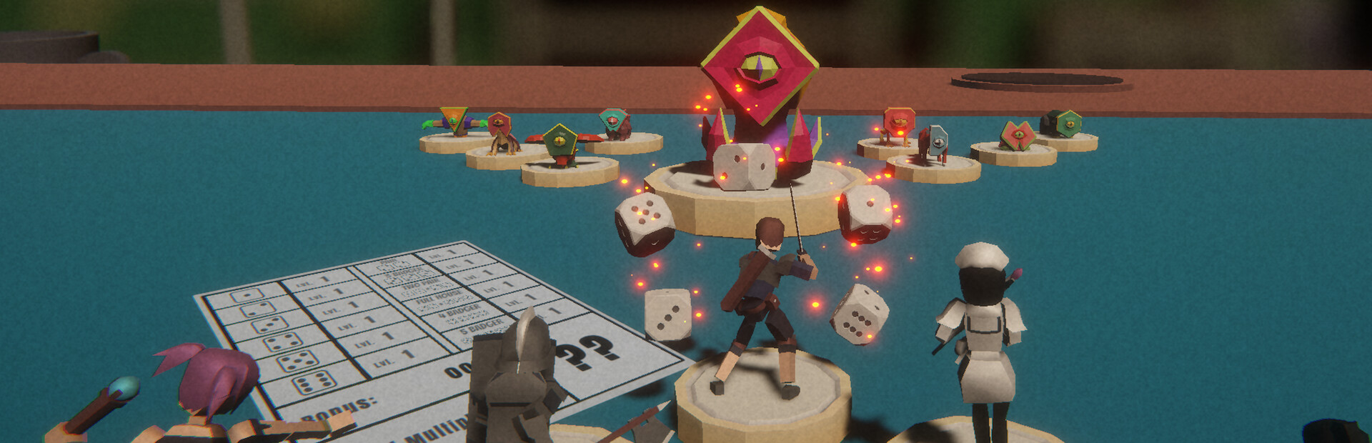 Tesserarii: The Dice Rolling Roguelike