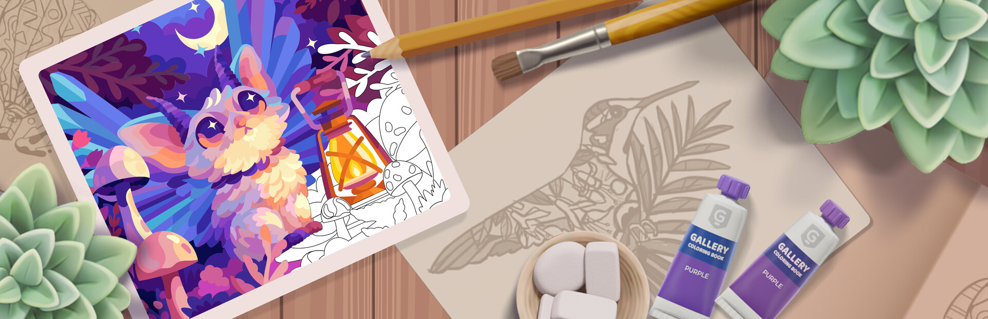 Gallery: Coloring book & decor