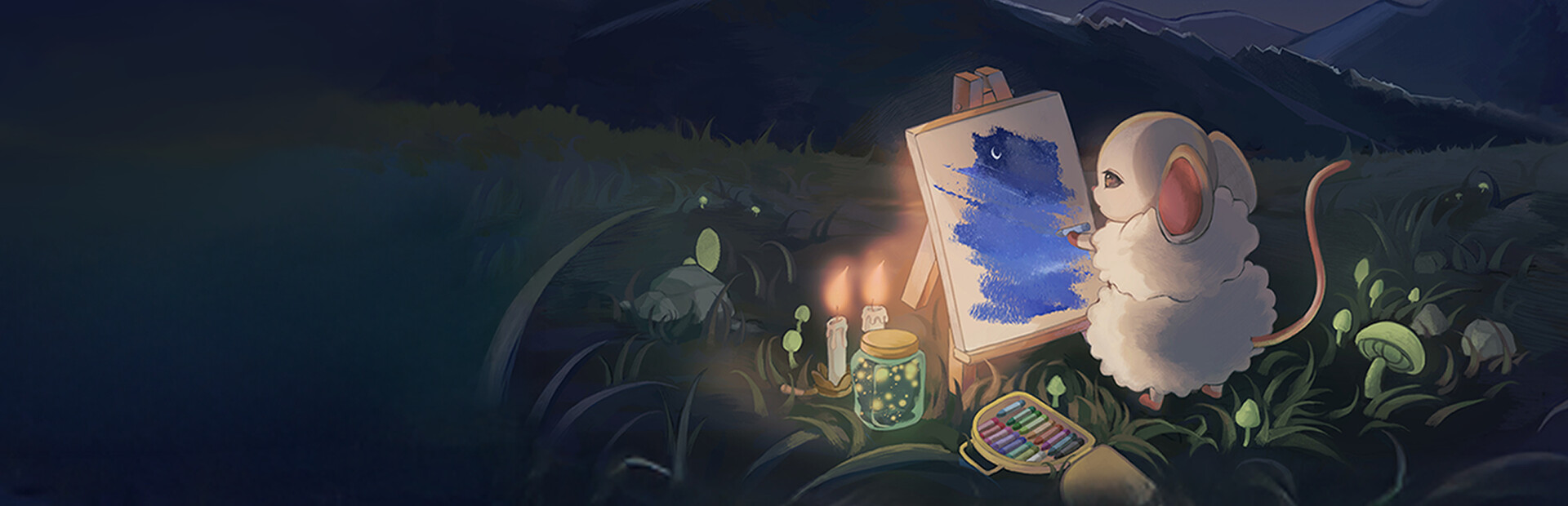 Night Painting of Atti
