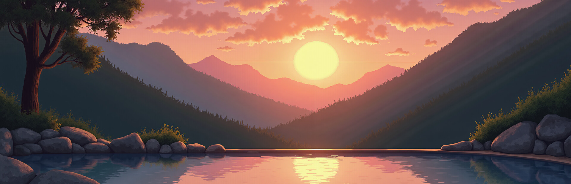 Onsen MILF Rainbow Party