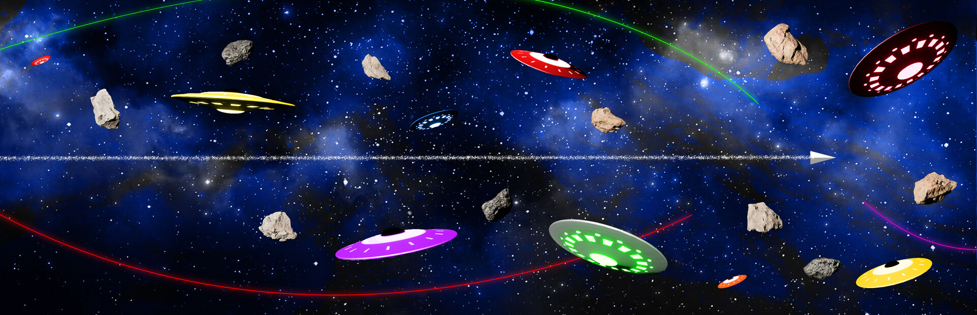 Space Rocks in Space