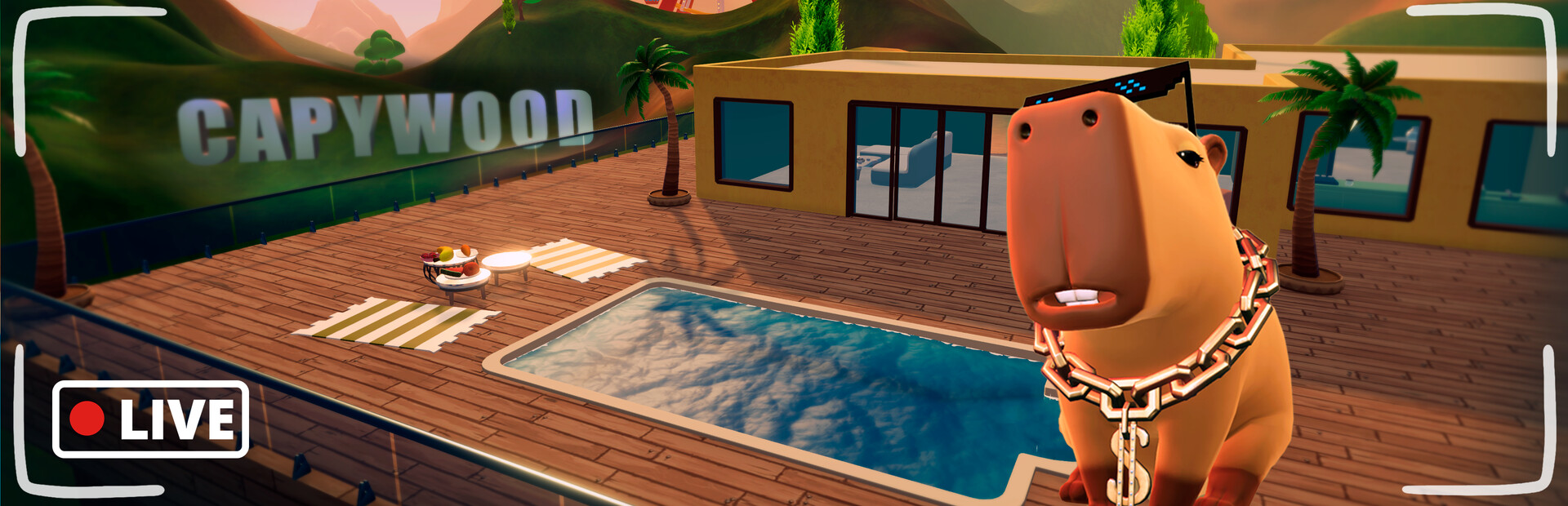 Capybara Hot Tub Demo