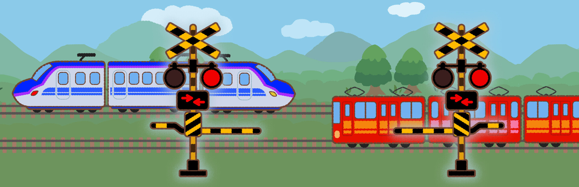 Railroad crossing play