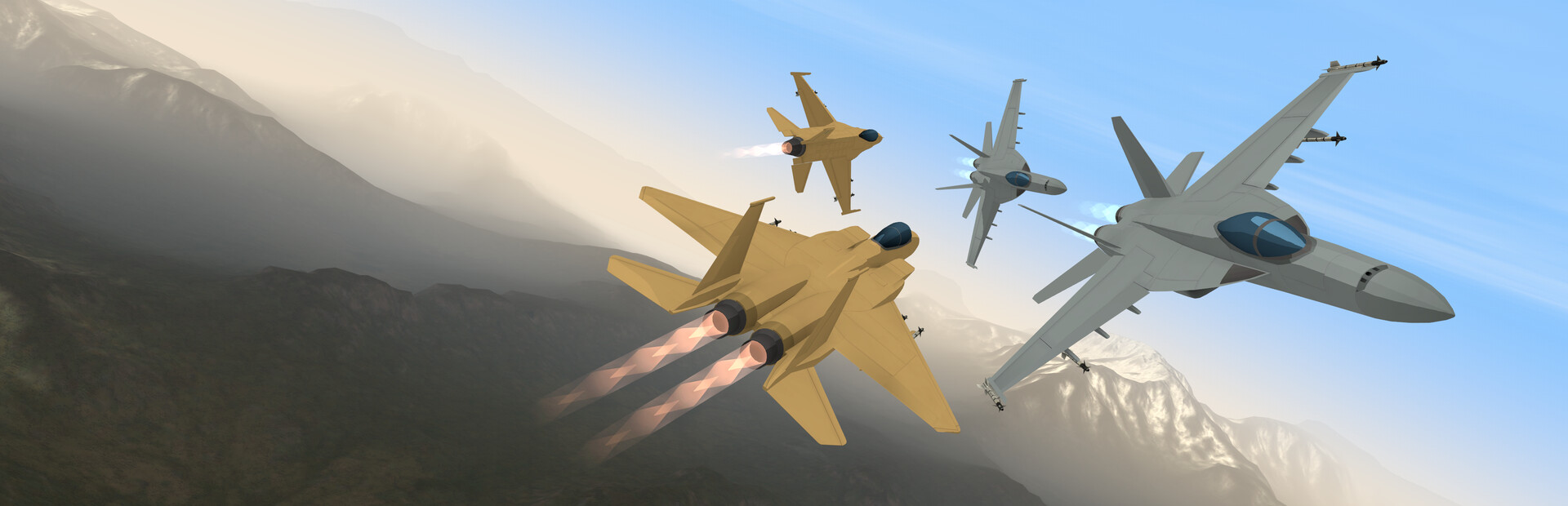 Virtual Fighter Maneuvers