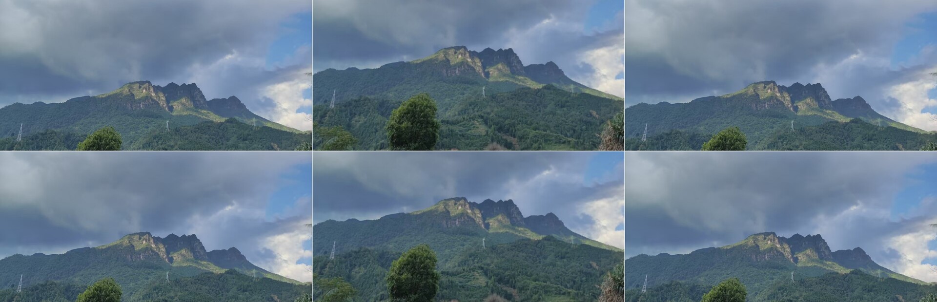 Shengtang Mountain in Jinxiu County