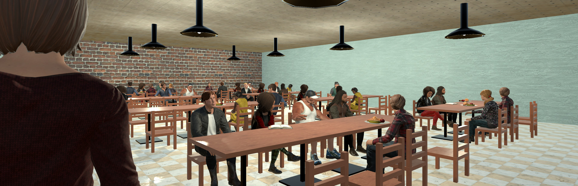 Tractage aux Portes 2: Mob à la Cafétéria