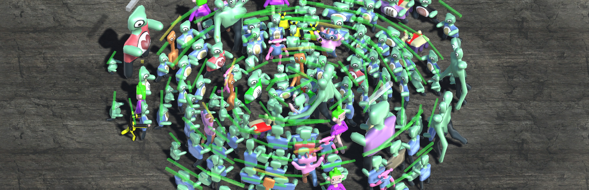 Attack of the alien thingies from lava!