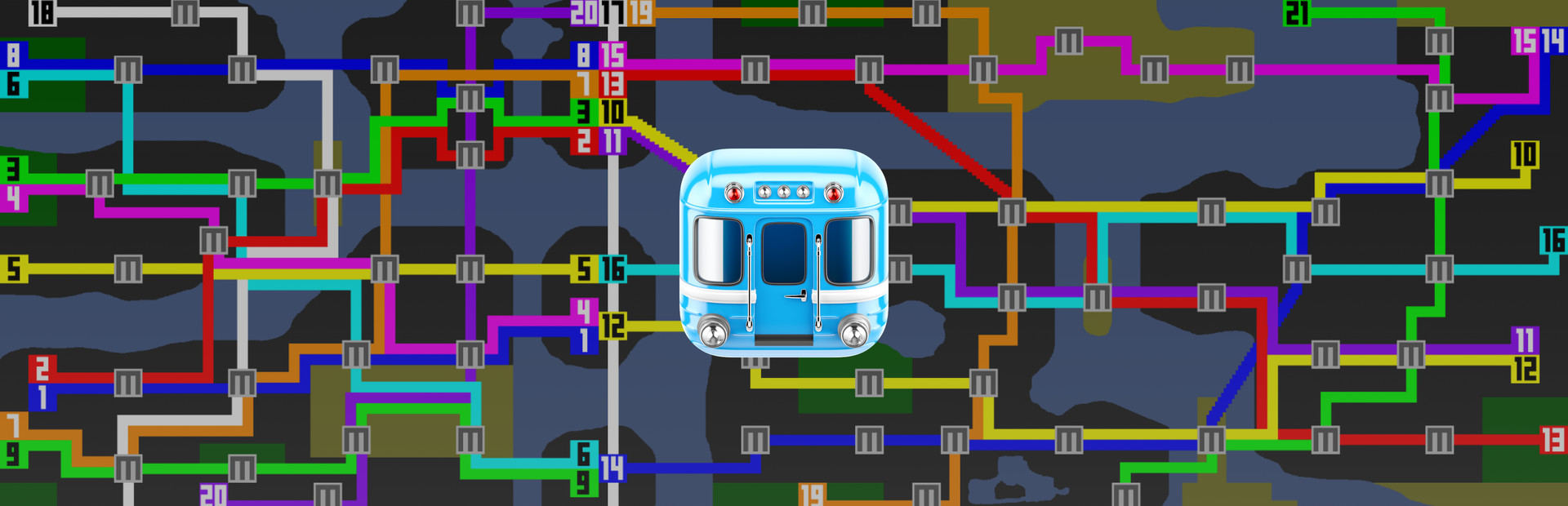 Subway Train Simulator 2D